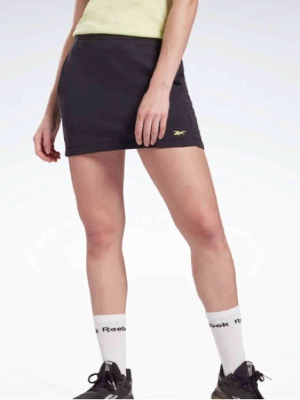 Reebok Cotton Terry Mini Athleisure Skirt
